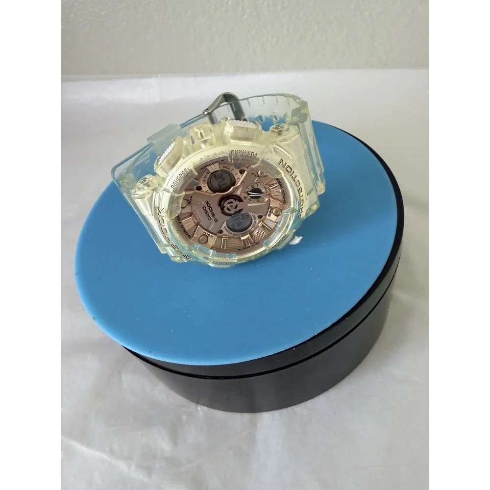 Casio G-Shock GMA-S120SR-7A Clear Rose Gold Analog Digital Watch 5518
